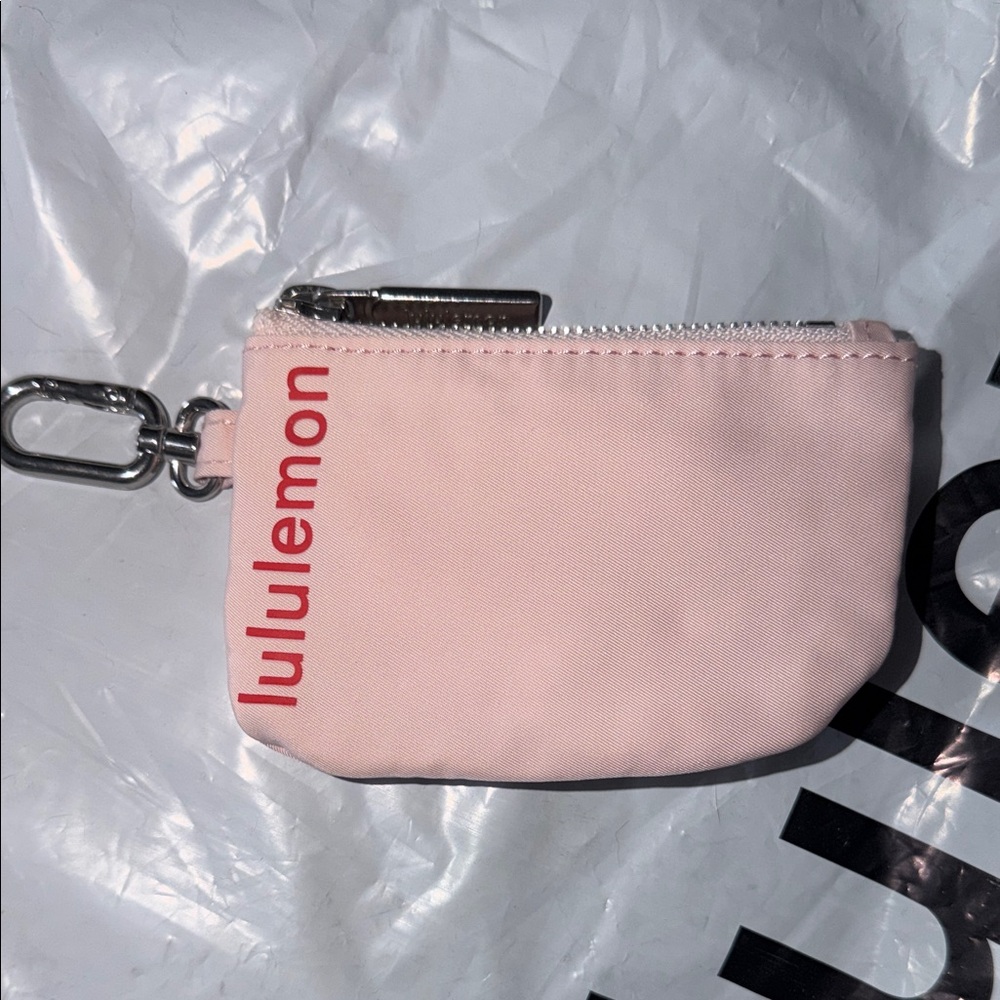 Lululemon Dual Wristlet Pink Pouch